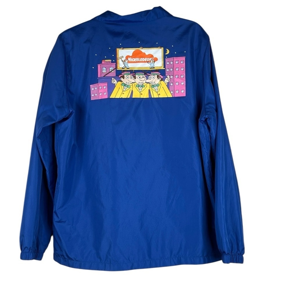 Nickelodeon The Nick Box Exclusive Windbreaker Bumper Cartoon Jacket Size Medium
